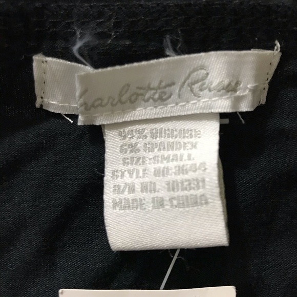 Charlotte Russe Black Top - Picture 3 of 8